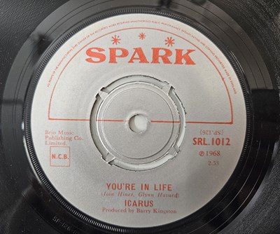 Lot 9 - ICARUS - THE DEVIL RIDES OUT 7" (SRL.1012)