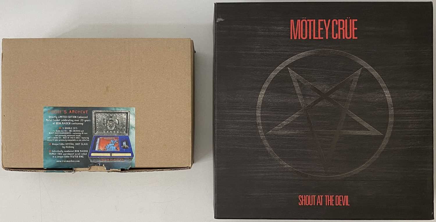 Lot 174 - IRON MAIDEN & MOTLEY CRUE - BOX SETS