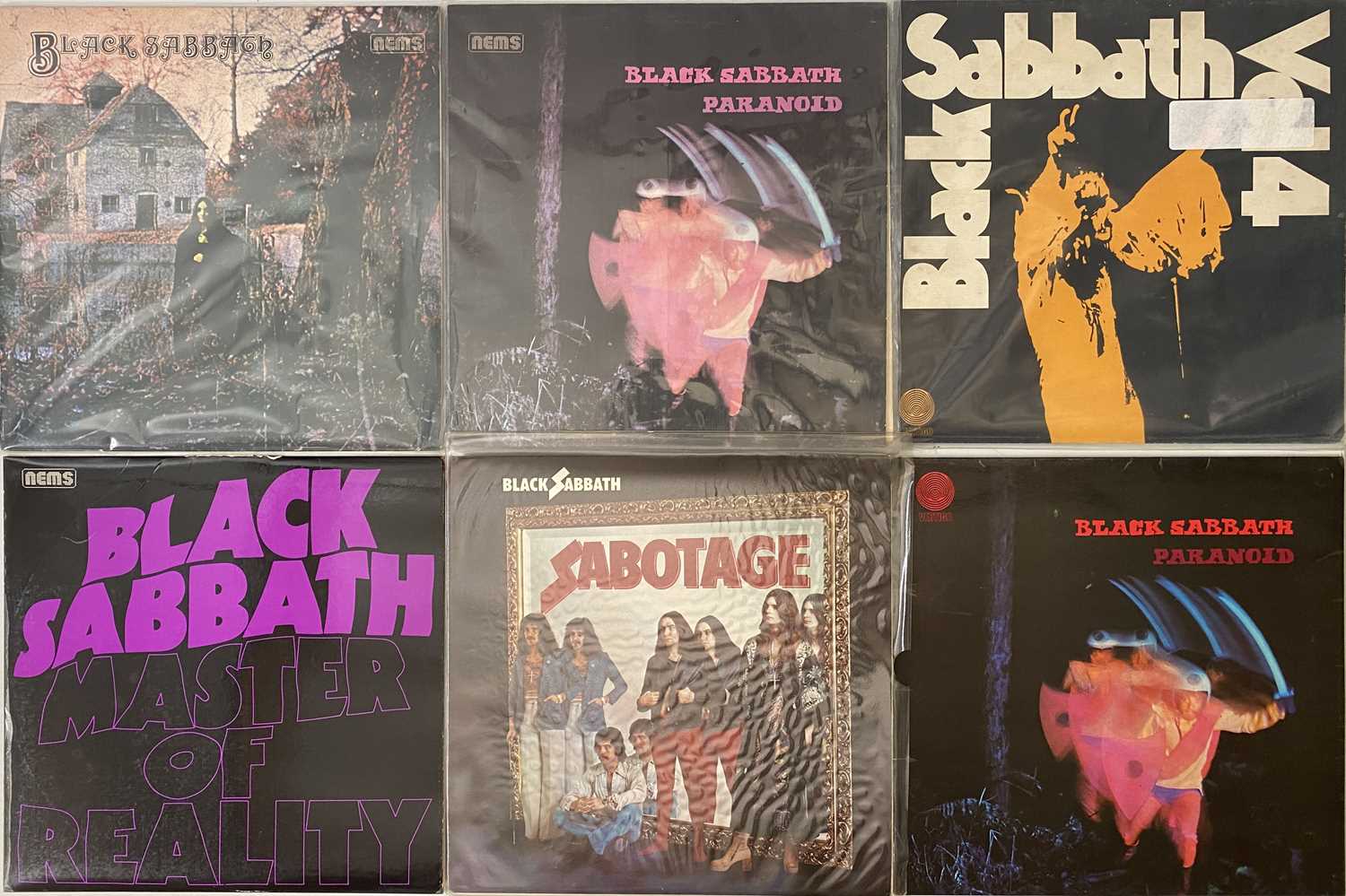 Lot 217 - BLACK SABBATH/ OZZY - LP PACK