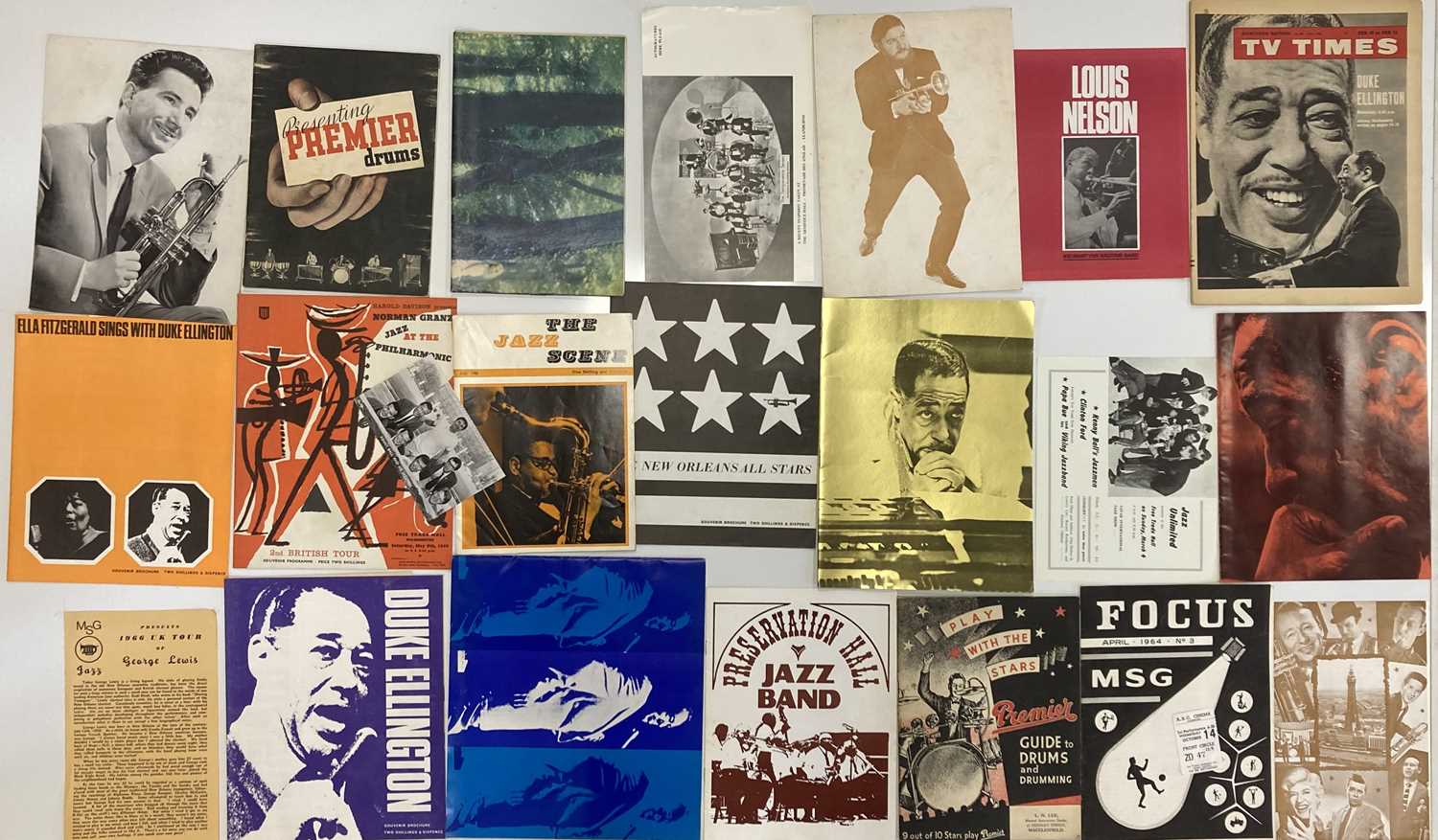 Lot 100 - JAZZ PROGRAMMES AND TICKETS - 1960S ONWARDS