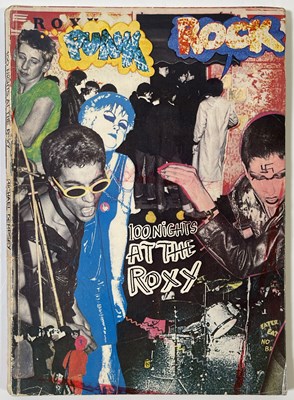 Lot 250 - PUNK - ORIGINAL '100 NIGHTS AT THE ROXY' BOOK.