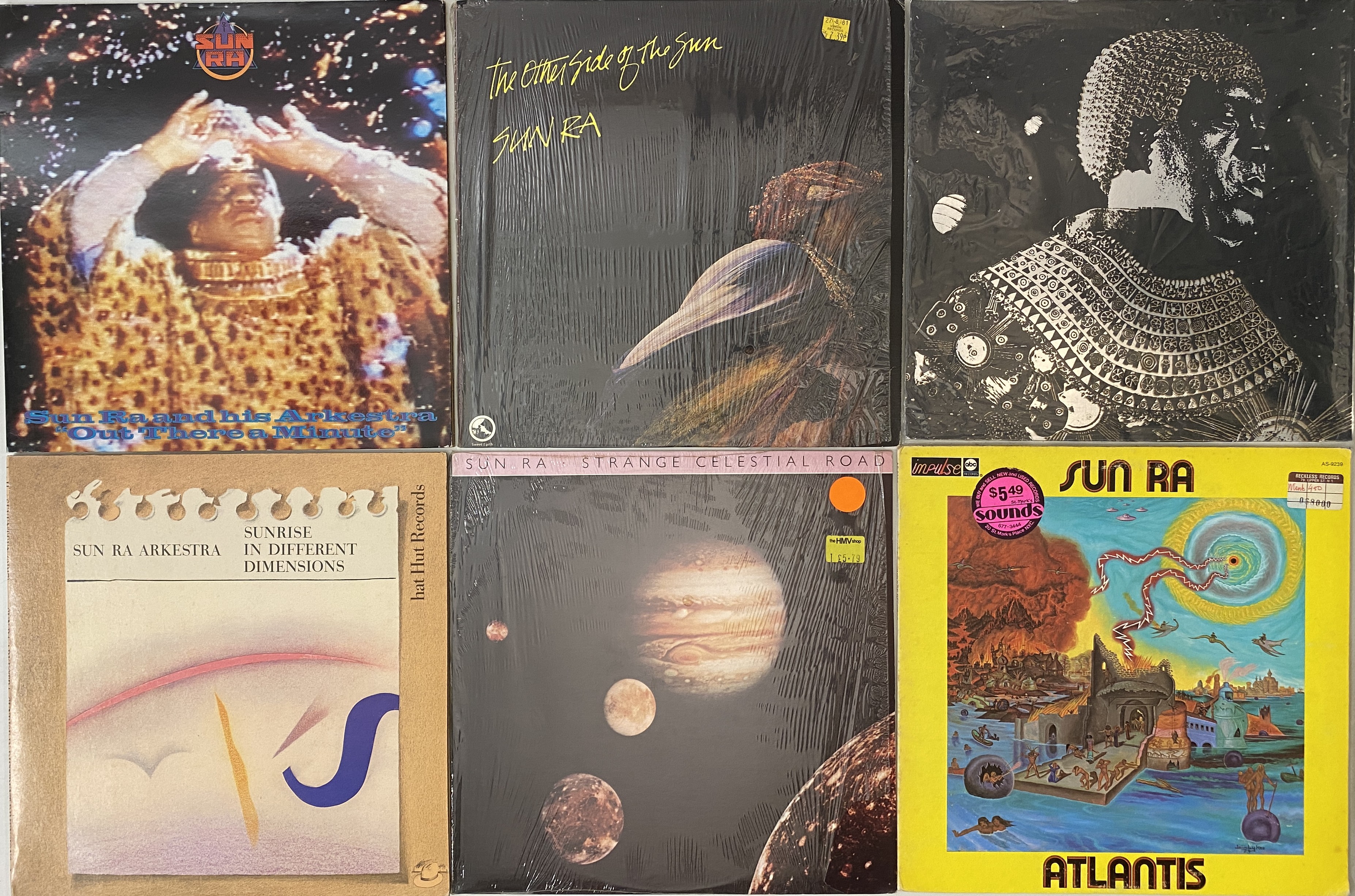 Lot 60 - SUN RA LP'S: 70'S - 90'S PACK WITH RARITIES.