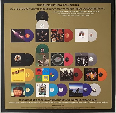 Lot 295 - QUEEN - STUDIO COLLECTION LP BOX SET (15 ALBUM COLLECTION - 00602547202888)