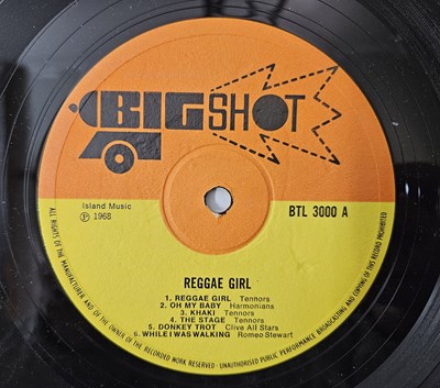 Lot 56 - VARIOUS - 'REGGAE GIRL' UK 1968 BIG SHOT LP - RARE ROCKSTEADY REGGAE SKA