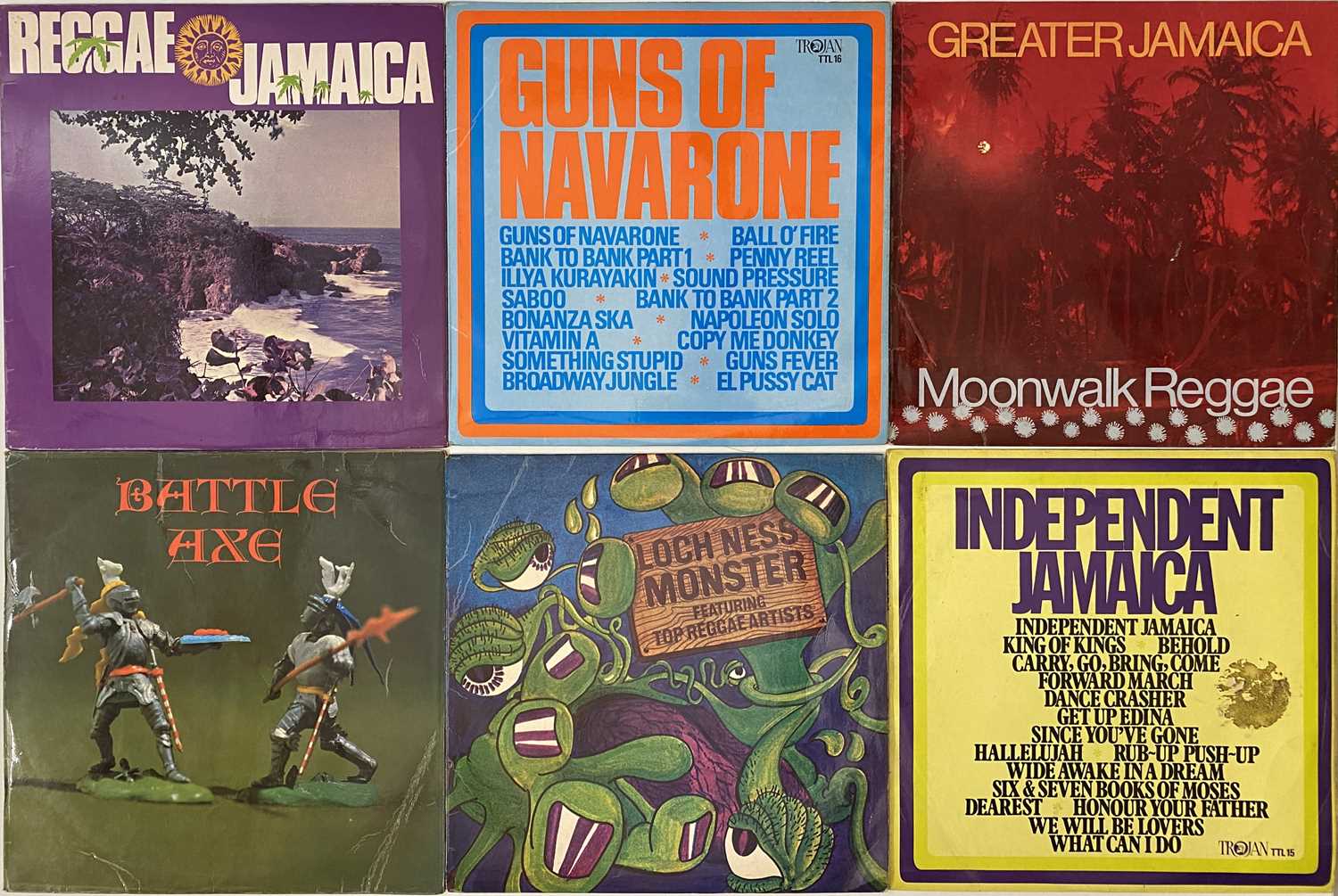 Lot 62 - 60'S - 70'S UK TROJAN LABEL COMPILATION LPS - REGGAE, ROCKSTEADY, SKA