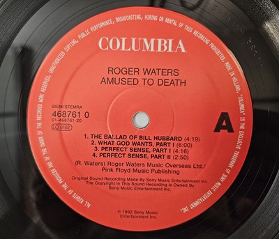 Lot 97 - ROGER WATERS - AMUSED TO DEATH LP (1992 ORIGINAL - COLUMBIA 468761 0 - EX+/EX+)