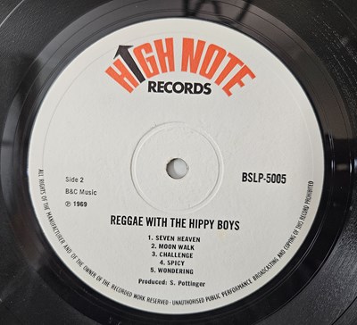 Lot 88 - THE HIPPY BOYS - 'REGGAE WITH THE HIPPY BOYS' LP 1969 UK HIGH NOTE ROCKSTEADY