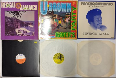 Lot 172 - RARE & ORIGINAL REGGAE LPS - SLEEVE-LESS AND SLEEVE ONLY BUNDLE - COXSONE / PAMA / TROJAN ETC