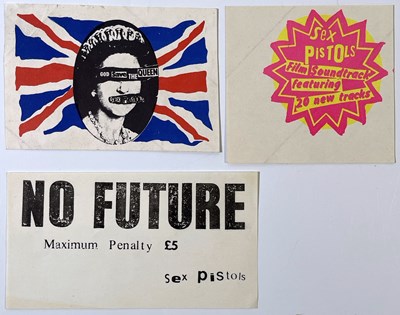 Lot 441 - SEX PISTOLS - ORIGINAL STICKERS.