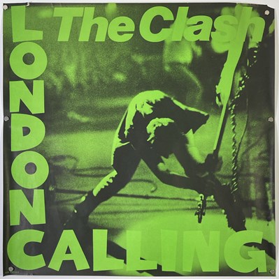 Lot 410 - THE CLASH - ORIGINAL AND RARE JAPANESE PROMOTIONAL POSTER FOR 'LONDON CALLING', 1979.