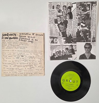 Lot 213 - THE GROUT - DO IT YOURSELF 7" (URINATING VICAR RECORDS - GR - 1979 ORIGINAL)