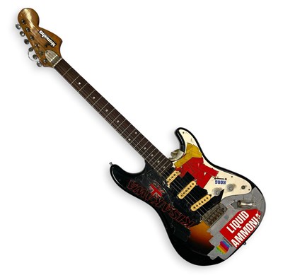 Lot 213A - THE GROUT - GUITAR AND ACCESSORIES USED IN RECORDING / PERFORMING OF THE E.P.