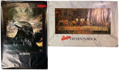 Lot 301 - THE STRANGLERS - PAIR OF ORIGINAL POSTERS INC THE RAVEN.