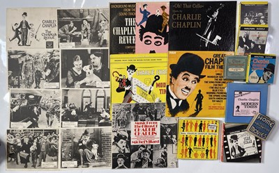 Lot 193 - CHARLIE CHAPLIN - MEMORABILIA INC LOBBY CARDS.