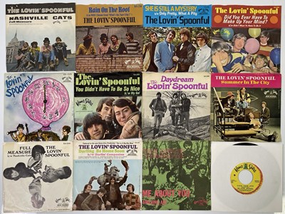 Lot 16 - THE LOVIN' SPOONFUL 7" SINGLES PACK - UK PROMOS, JAPAN AND EURO SLEEVE + MORE