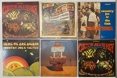 Lot 17 - COUNTRY JOE & THE FISH - LPs (PROMOS / MIXED PRESSINGS)