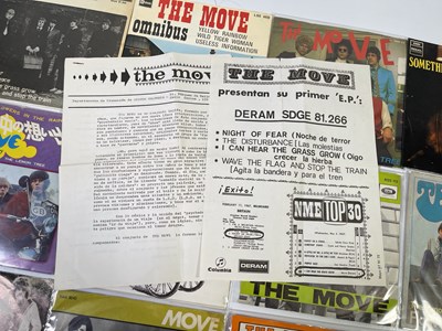 Lot 21 - THE MOVE 7" SINGLES PACK - EURO PICTURE SLEEVES, USA, UK + MORE