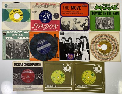 Lot 21 - THE MOVE 7" SINGLES PACK - EURO PICTURE SLEEVES, USA, UK + MORE