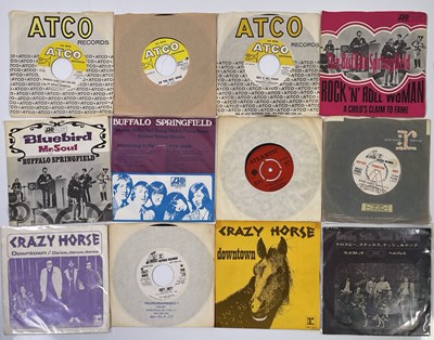 Lot 24 - THE BYRDS & RELATED 7" SINGLES PACK - USA PROMOS, EURO SLEEVES, COLOURED VINYL + MORE
