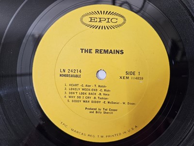 Lot 31 - THE REMAINS - THE REMAINS LP (LN 24214 - US MONO ORIGINAL)