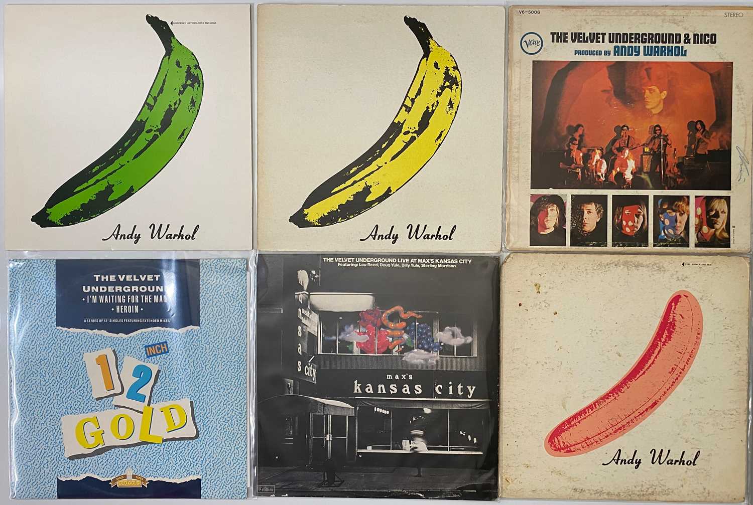 Lot 43 - THE VELVET UNDERGROUND - LP PACK