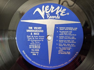 Lot 45 - THE VELVET UNDERGROUND & NICO LP (EAST COAST PRESSING - V6-5008 - 3RD STATE PEELED)