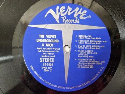 Lot 45 - THE VELVET UNDERGROUND & NICO LP (EAST COAST PRESSING - V6-5008 - 3RD STATE PEELED)