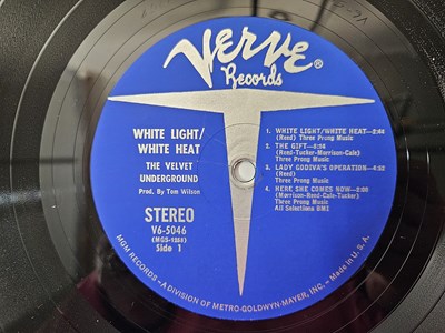 Lot 48 - THE VELVET UNDERGROUND - WHITE LIGHT/WHITE HEAT LP (EAST COAST ORIGINAL PRESSING - V6-5046)