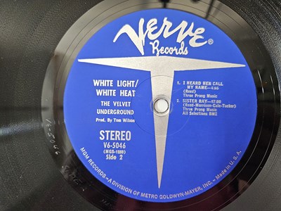 Lot 48 - THE VELVET UNDERGROUND - WHITE LIGHT/WHITE HEAT LP (EAST COAST ORIGINAL PRESSING - V6-5046)