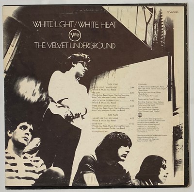 Lot 48 - THE VELVET UNDERGROUND - WHITE LIGHT/WHITE HEAT LP (EAST COAST ORIGINAL PRESSING - V6-5046)