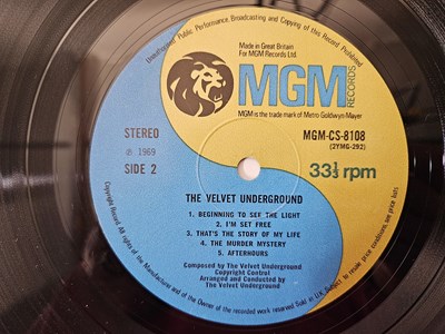 Lot 49 - THE VELVET UNDERGROUND - THE VELVET UNDERGROUND LP (UK ORIGINAL - MGM-CS-8108)