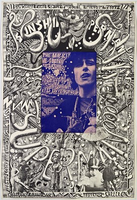Lot 164 - DONOVAN - MARTIN SHARP 'SUNSHINE SUPERMAN' NON-FOIL EFFECT POSTER.