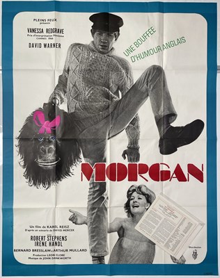 Lot 143 - MORGAN! (1966) FRENCH GRANDE POSTER / STILLS SET FOR 'THE TOUCHABLES' (1968).