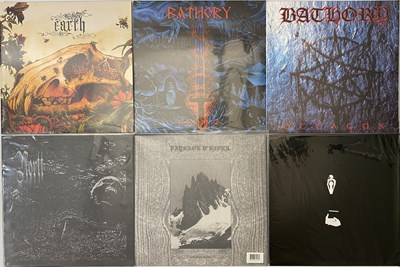 Lot 10 - 00'S BLACK METAL DOOM/DRONE EXPERIMENTAL LPS - BATHORY, BLACK CILICE, EARTH + MORE