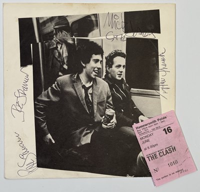 Lot 405 - THE CLASH - SIGNED COPY OF THE CAPITOL RADIO EP.