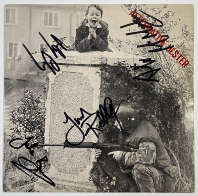 Lot 334 - STIFF LITTLE FINGERS - SIGNED COPY OF 'ALTERNATIVE ULSTER.
