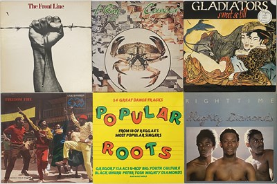Lot 4 - ROOTS-REGGAE, DUB, WORLD LPS 12" PACK - GLADIATORS, I-ROY, NEW AGE STEPPERS + MORE
