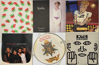 Lot 6 - WAVE, COOL POP AND INDIE 12" SINGLES - SPARKS, XTC, KILLING JOKE, TELEVISION + MORE