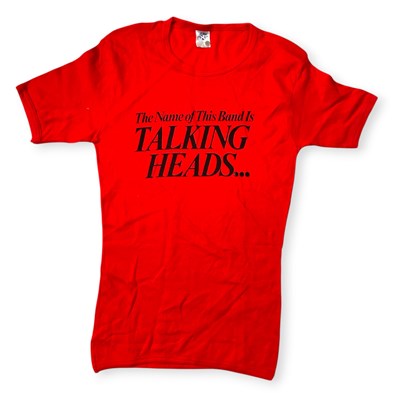 Lot 340 - TALKING HEADS - ORIGINAL AND RARE C 1982 T-SHIRT.