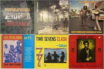 Lot 14 - REGGAE ROOTS ROCKSTEADY DUB LPS & COMPS - CULTURE, DR. ALIMANTADO, HORACE ANDY