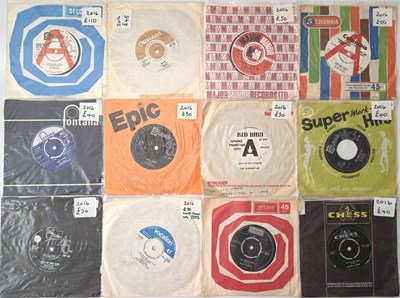 Lot 17 - 60'S - UK 7" SOUL COLLECTION - THE CONTOURS, TIMEBOX, KAREN YOUNG