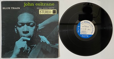 Lot 1 - JOHN COLTRANE - 'BLUE TRAIN' LP - USA STEREO 1964 'NEW YORK USA' LABELS