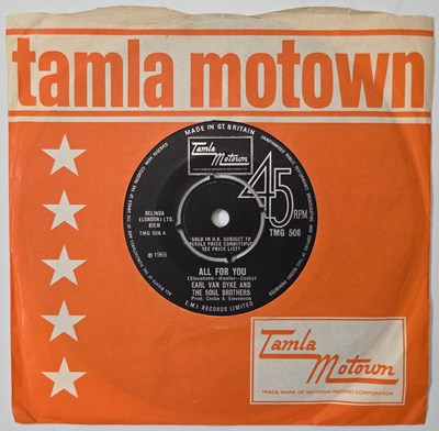 Lot 66 - EARL VAN DYKE AND THE SOUL BROTHERS - ALL FOR YOU (TMG 506)