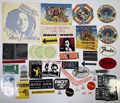 Lot 297 - VINTAGE PROMO STICKER COLLECTION.
