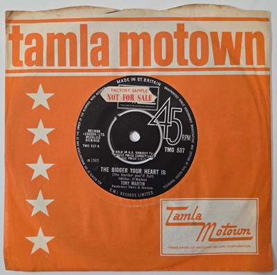 Lot 73 - TONY MARTIN - THE BIGGER YOUR HEART IS (TMG 537)