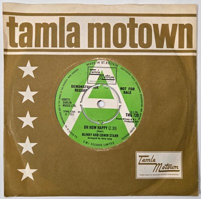 Lot 78 - BLINKY AND EDWIN STARR - OH HOW HAPPY (TMG 720)