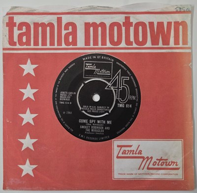 Lot 79 - SMOKEY ROBINSON AND THE MIRACLES - COME SPY WITH ME (TMG 614)