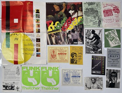 Lot 304 - REGGAE - MEMORABILIA INC HANDBILLS / POSTERS.
