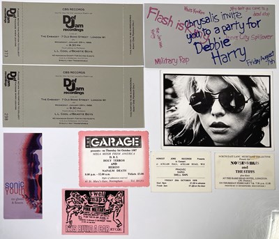 Lot 335 - COLLECTABLE TICKETS INC DEF JAM LAUNCH PARTY.