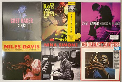 Lot 39 - MODERN PRESS AND REPRESS JAZZ, BLUES, FUNK LPS - HARBIE HANCOCK, MILES DAVIS, CHET BAKER